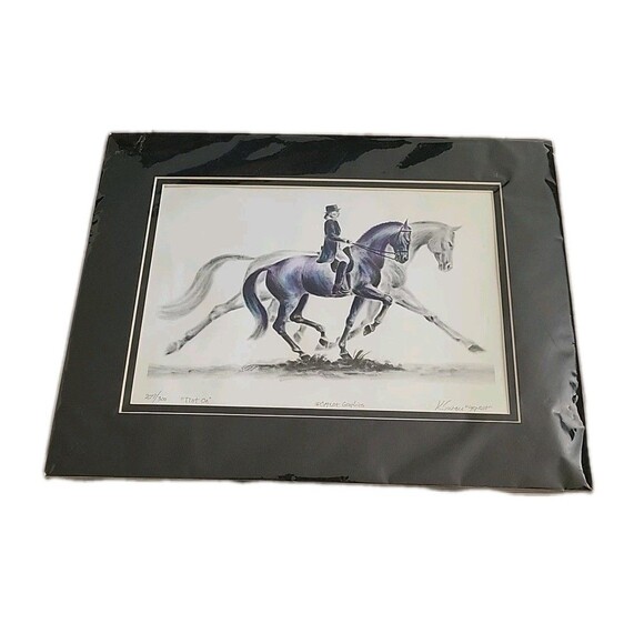 TROT ON by Kelli S Swan Limited Edition Print 1999 207/300 Cygnet Lithography - Picture 2 of 6
